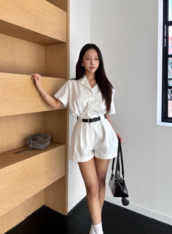 mars韓國直郵實拍女裝新款人氣熱賣推薦時尚短褲不含腰帶mars短褲