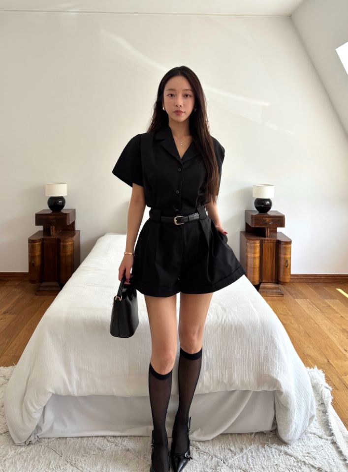 mars韓國直郵實拍女裝新款人氣熱賣推薦時尚短褲不含腰帶mars短褲