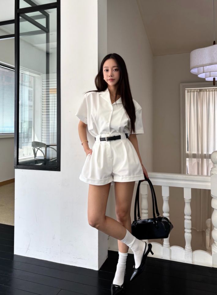 mars韓國直郵實拍女裝新款人氣熱賣推薦時尚短褲不含腰帶mars短褲