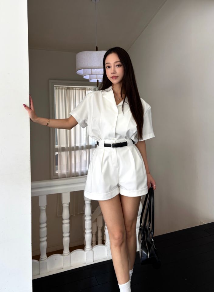 mars韓國直郵實拍女裝新款人氣熱賣推薦時尚短褲不含腰帶mars短褲