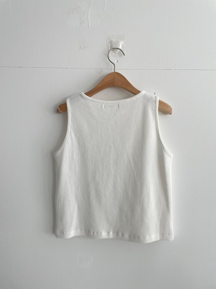 BLEECKER韓國東大門直郵女士新款職業吊帶背心華夫格格紋BLEECKER吊帶/背心