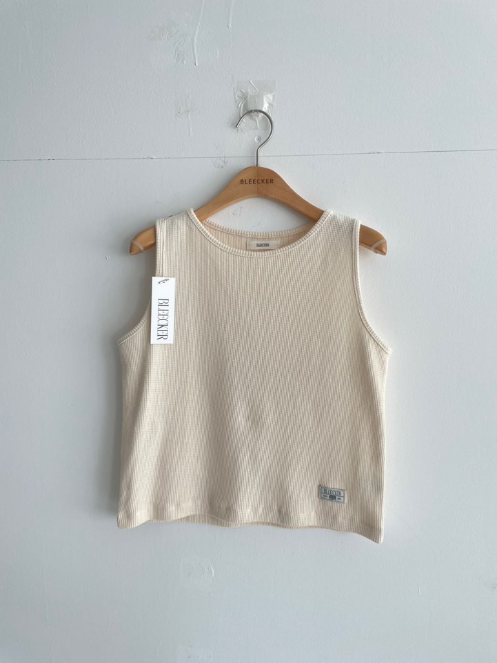 BLEECKER韓國東大門直郵女士新款職業吊帶背心華夫格格紋BLEECKER吊帶/背心圖色3