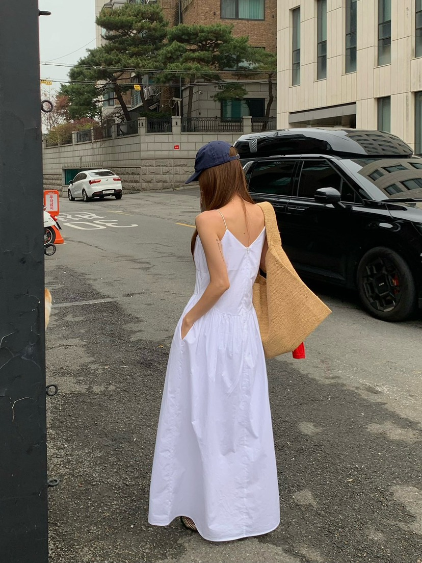 REVE CITE-L韓國代購女裝新款時尚人氣職業連衣裙V領褶皺REVE CITE-L連衣裙