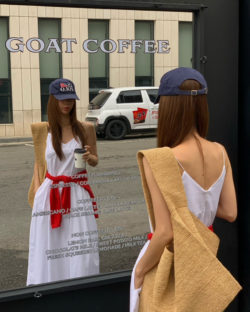 REVE CITE-L韓國代購女裝新款時尚人氣職業連衣裙V領褶皺REVE CITE-L連衣裙