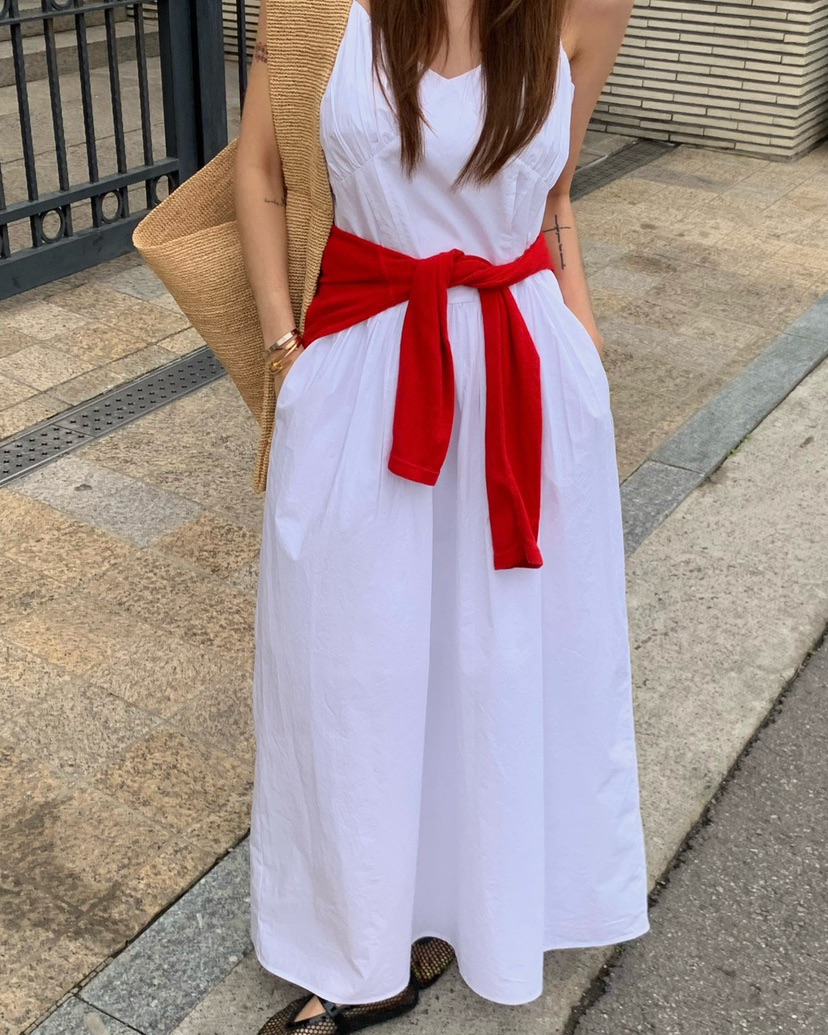 REVE CITE-L韓國代購女裝新款時尚人氣職業連衣裙V領褶皺REVE CITE-L連衣裙