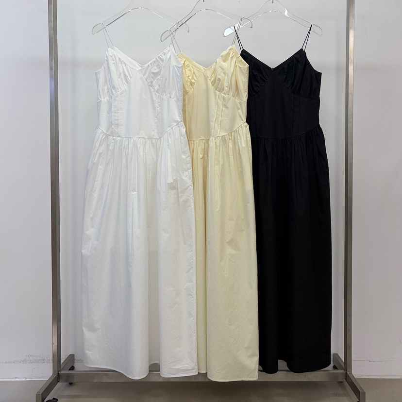 REVE CITE-L韓國代購女裝新款時尚人氣職業連衣裙V領褶皺REVE CITE-L連衣裙