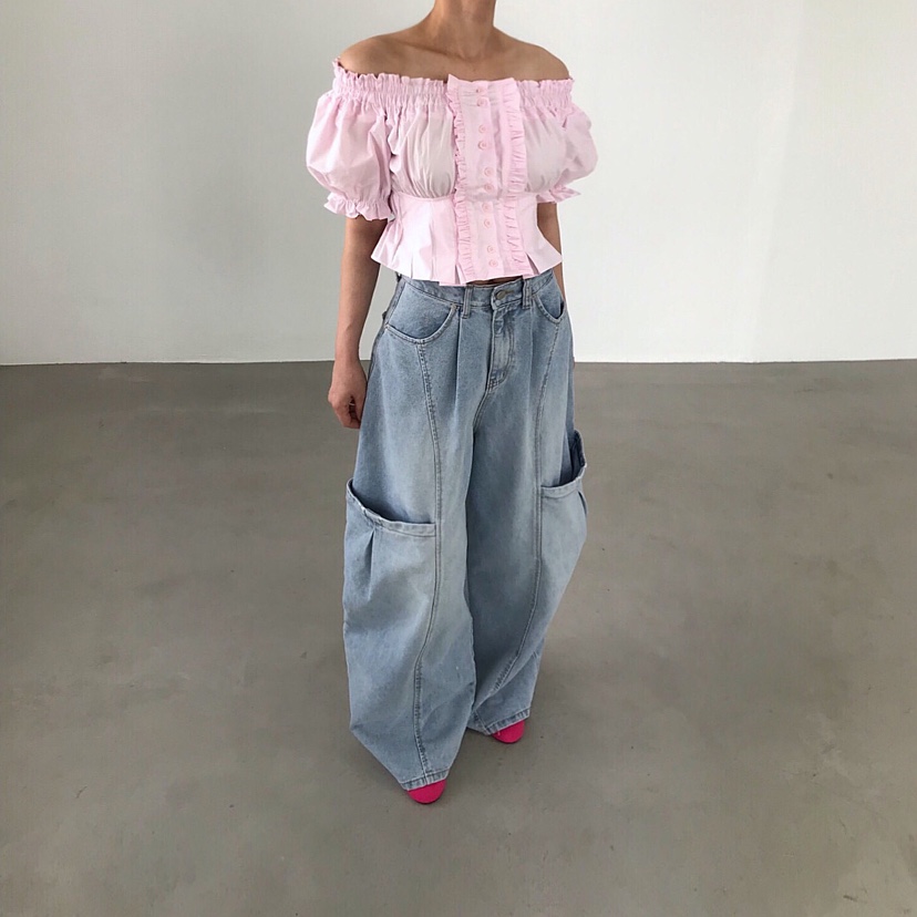 2TWO MOON韓國東大門代購女士新品職業時尚休閑襯衫蕾絲衫2TWO MOON襯衫/蕾絲衫