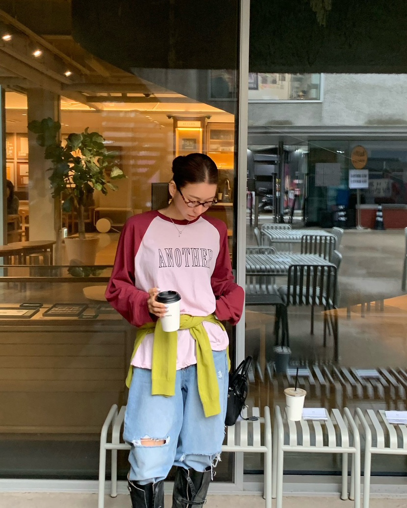 REVE CITE-L韓國東大門直郵女士新款職業人氣推薦長袖T恤REVE CITE-L長袖T恤