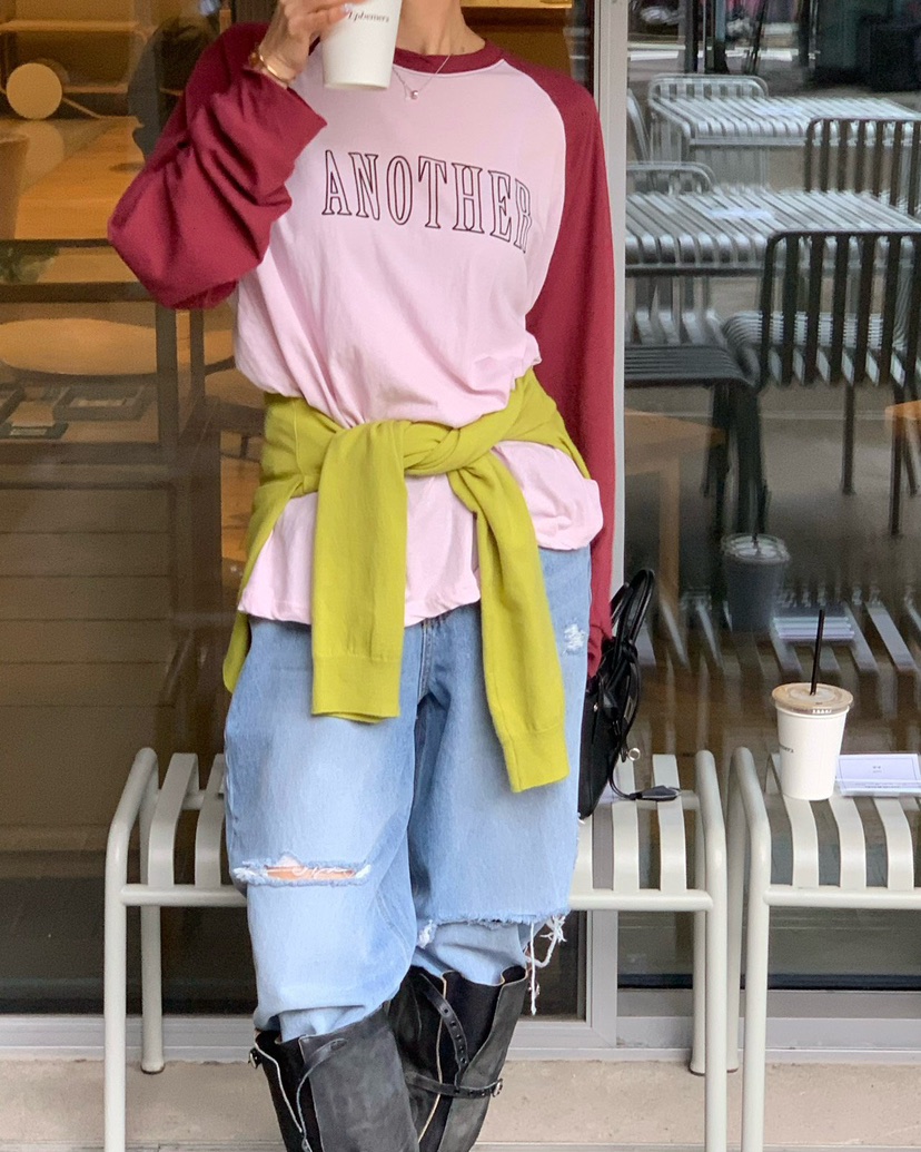 REVE CITE-L韓國東大門直郵女士新款職業人氣推薦長袖T恤REVE CITE-L長袖T恤