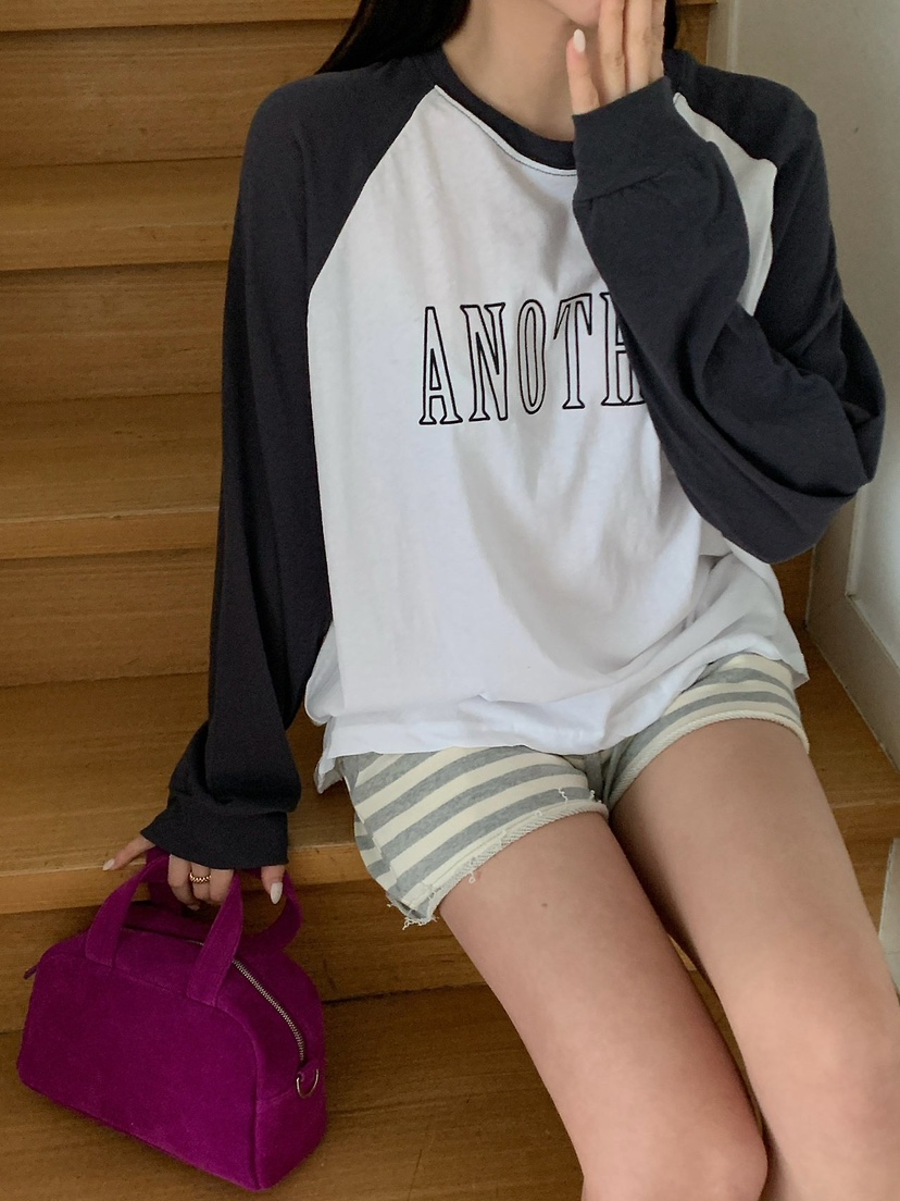 REVE CITE-L韓國東大門直郵女士新款職業人氣推薦長袖T恤REVE CITE-L長袖T恤