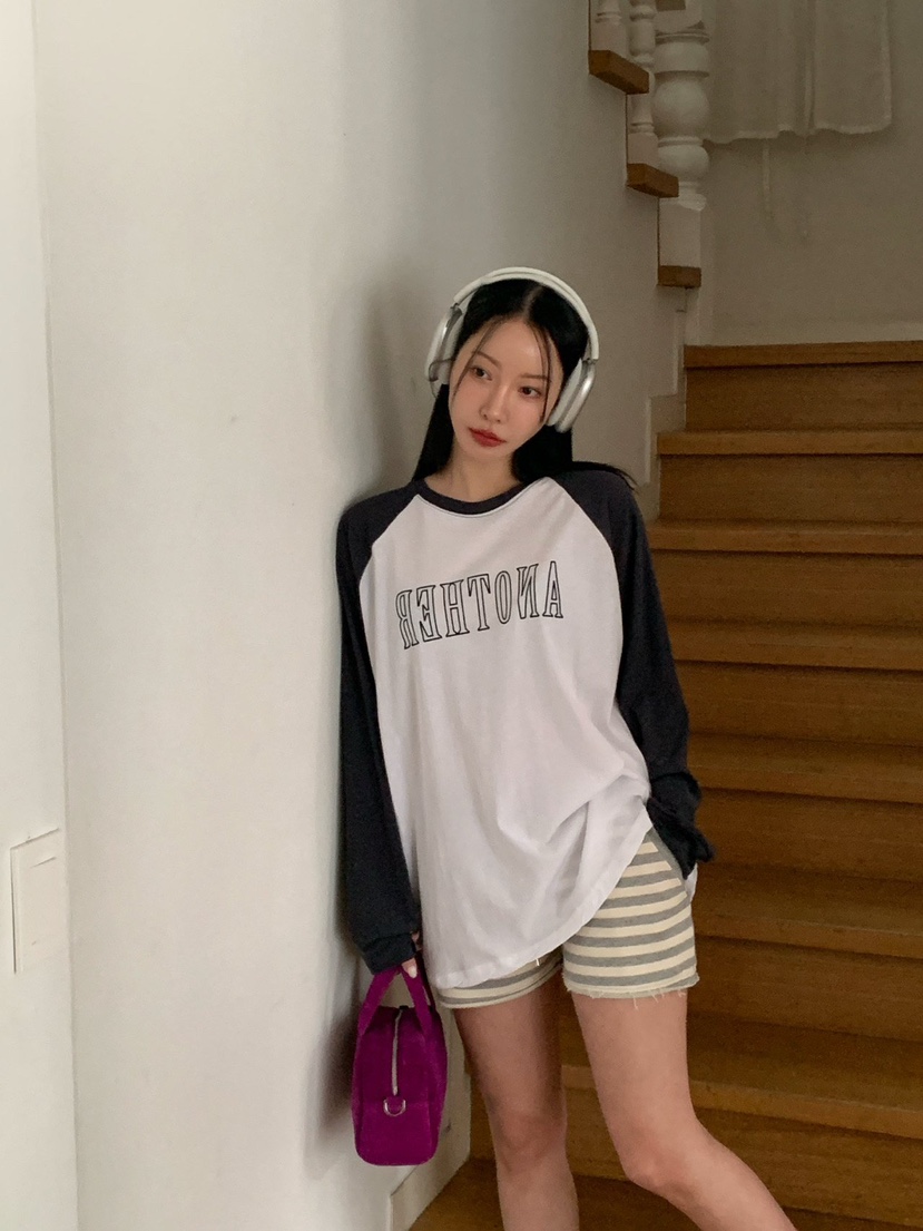 REVE CITE-L韓國東大門直郵女士新款職業人氣推薦長袖T恤REVE CITE-L長袖T恤圖色2