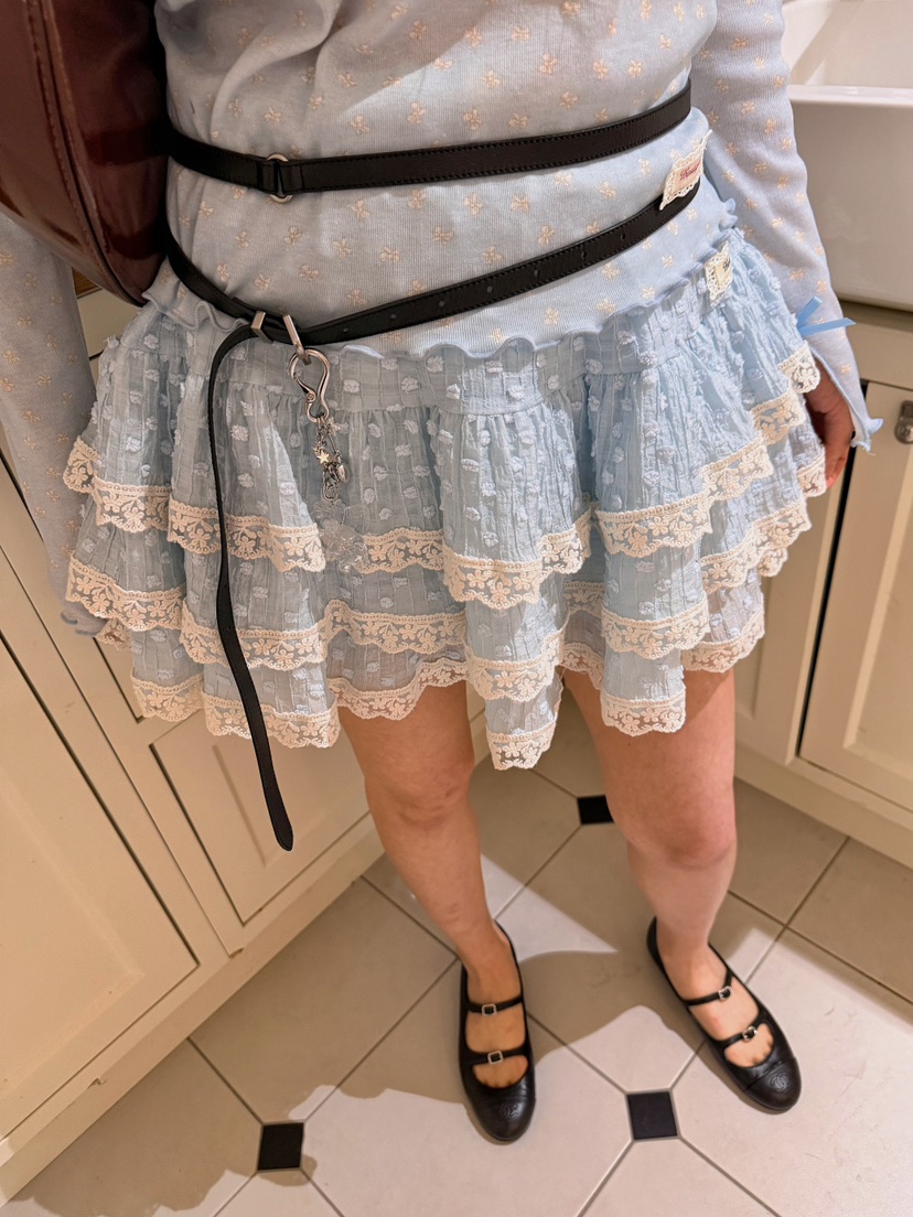 BOUTIQUE-L韓國直郵女裝新品26春夏職業人氣時尚休閑短裙絨BOUTIQUE-L短裙