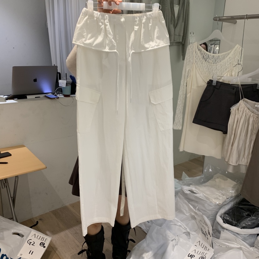 AUBE韓國東大門代購女裝新款時尚26春夏職業休閑人氣休閑褲AUBE休閑褲圖色2