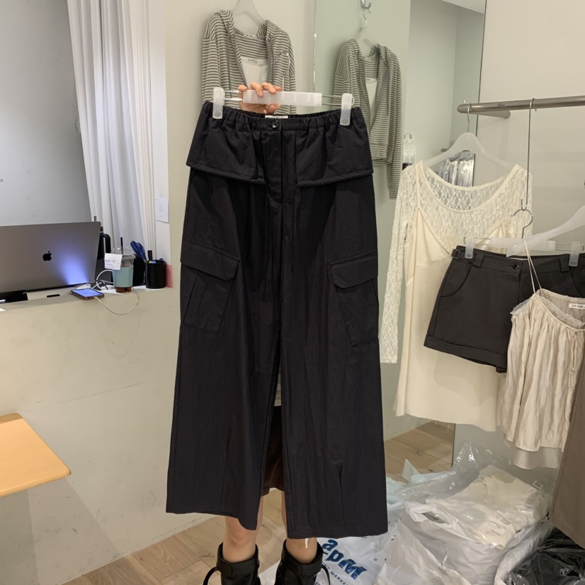 AUBE韓國東大門代購女裝新款時尚26春夏職業休閑人氣休閑褲AUBE休閑褲圖色3