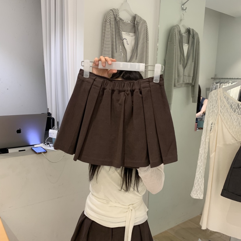 AUBE韓國代購女裝新款推薦職業熱賣26春夏休閑時尚人氣短裙AUBE短裙