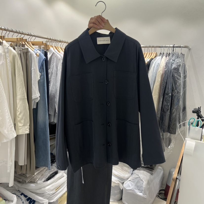 SENDTWO韓國代購女裝新品推薦26春夏時尚人氣熱賣職業夾克SENDTWO夾克圖色3