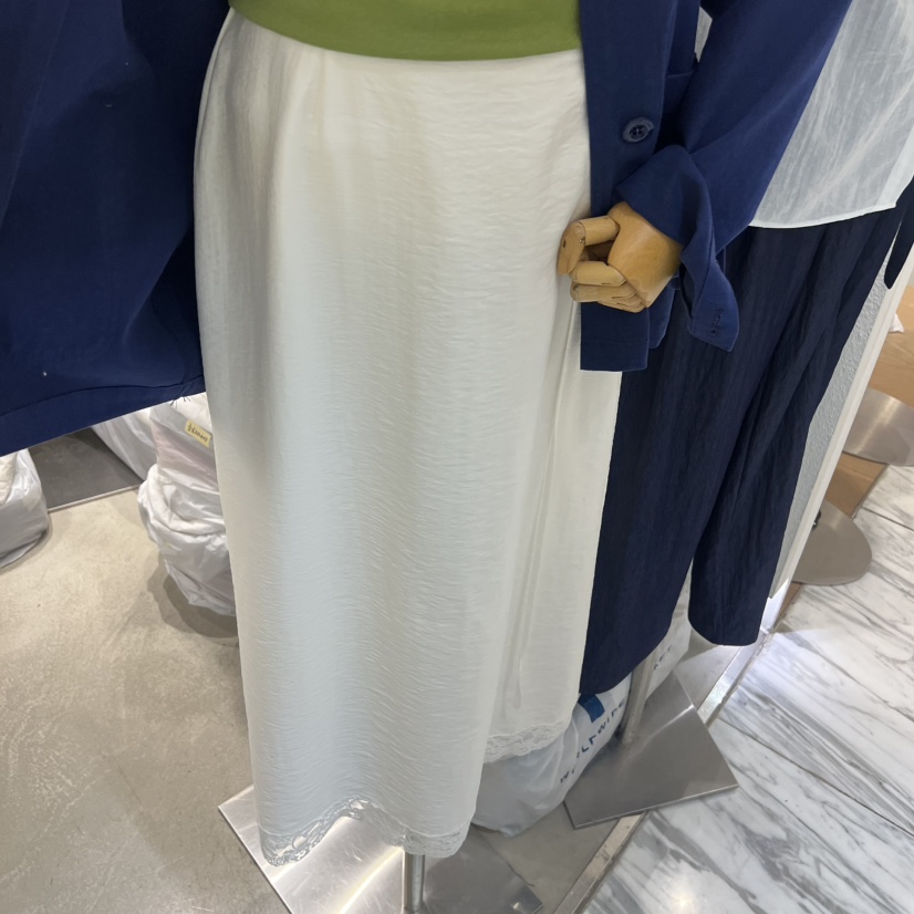 SENDTWO韓國東大門代購女裝新品職業熱賣推薦休閑長裙含腰繩SENDTWO長裙圖色1