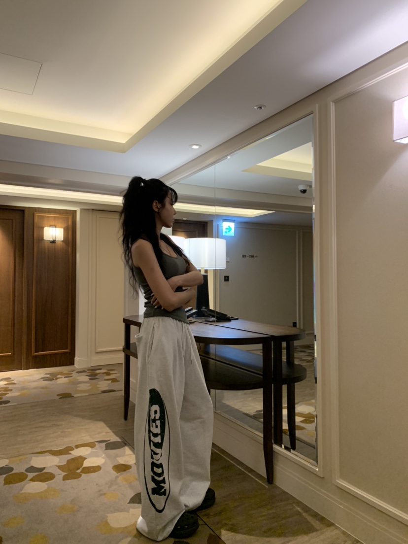 BADCALM韓國直郵女裝新款推薦人氣休閑時尚26春夏熱賣休閑褲BADCALM休閑褲