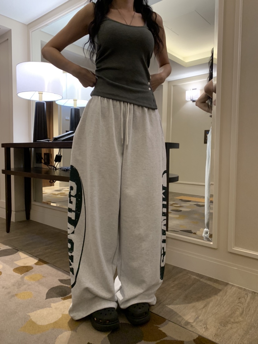 BADCALM韓國直郵女裝新款推薦人氣休閑時尚26春夏熱賣休閑褲BADCALM休閑褲