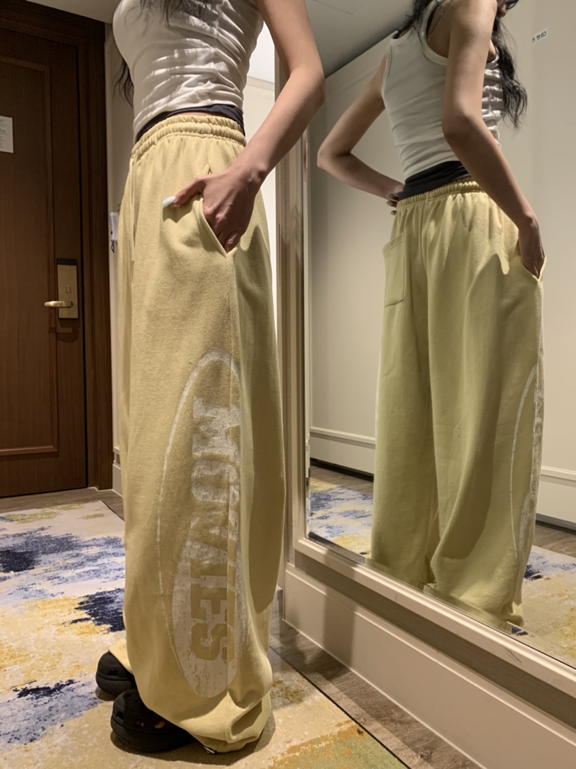 BADCALM韓國直郵女裝新款推薦人氣休閑時尚26春夏熱賣休閑褲BADCALM休閑褲