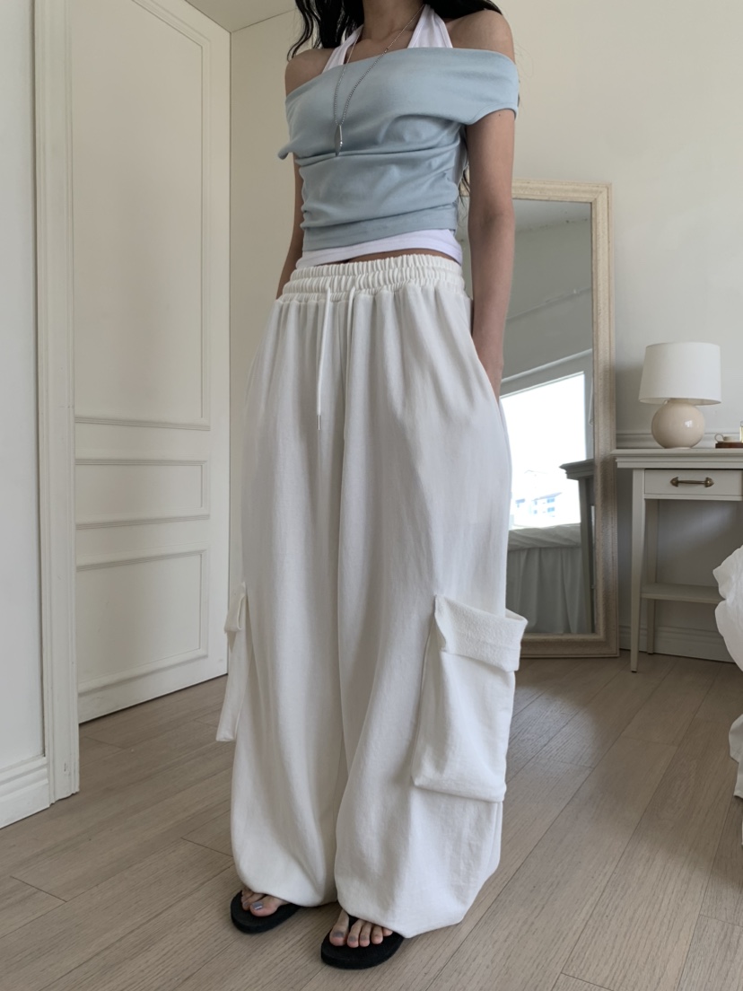 BADCALM韓國直郵女士新品熱賣26春夏休閑時尚推薦人氣休閑褲BADCALM休閑褲