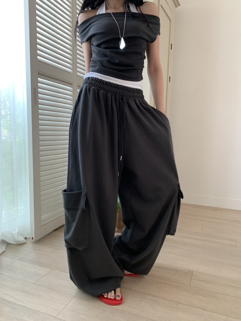 BADCALM韓國直郵女士新品熱賣26春夏休閑時尚推薦人氣休閑褲BADCALM休閑褲圖色4