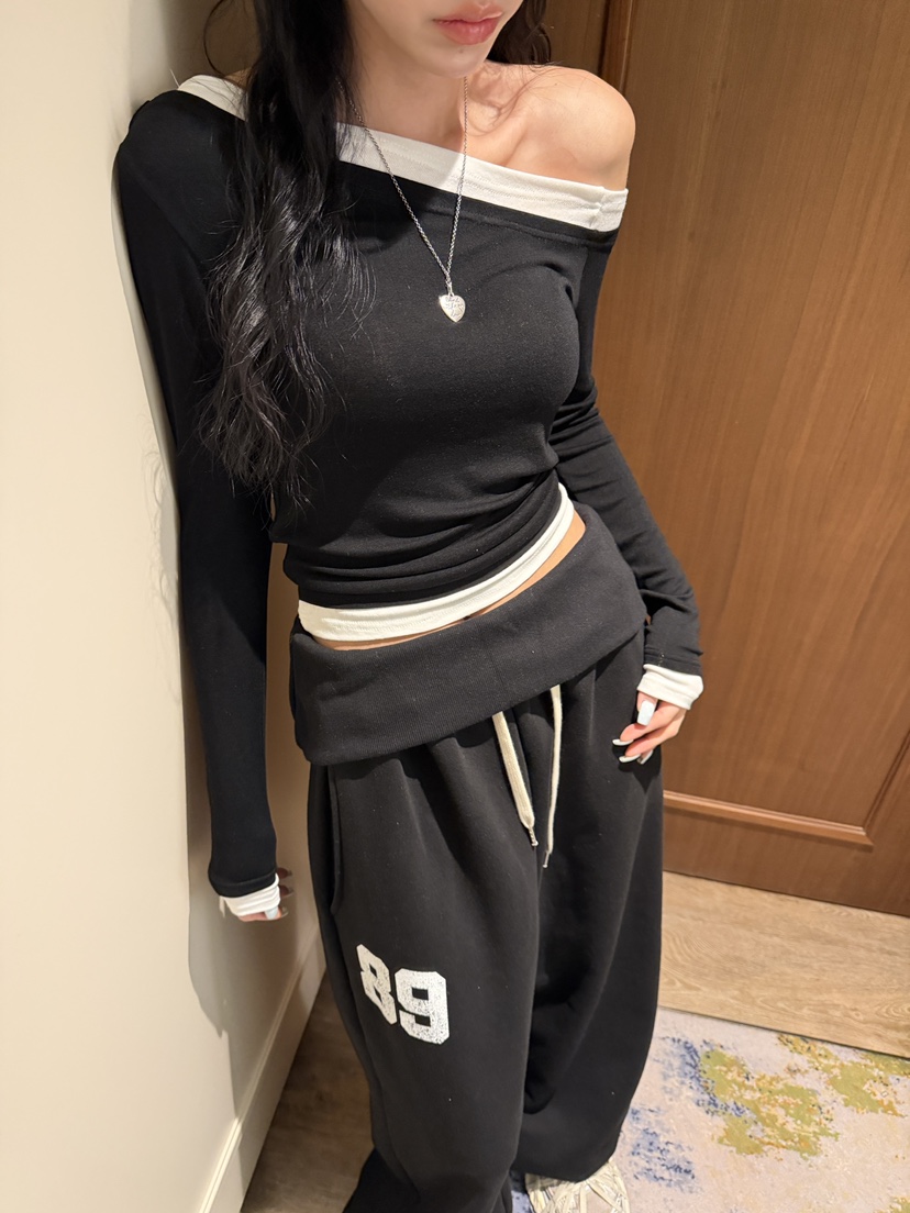 BADCALM韓國直郵實拍女裝新款熱賣推薦職業26春夏休閑休閑褲BADCALM休閑褲