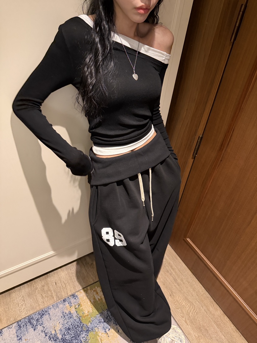 BADCALM韓國直郵實拍女裝新款熱賣推薦職業26春夏休閑休閑褲BADCALM休閑褲圖色4