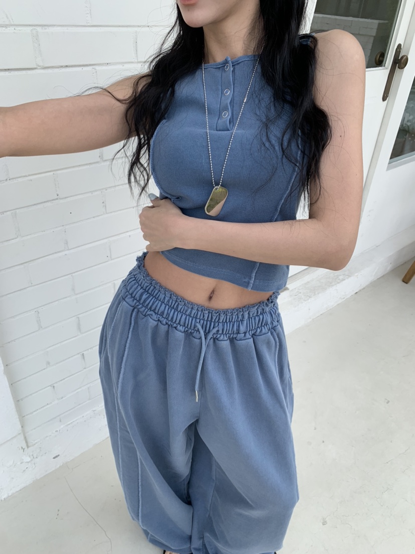 BADCALM韓國東大門直郵女士新款26春夏熱賣時尚休閑吊帶背心BADCALM吊帶/背心