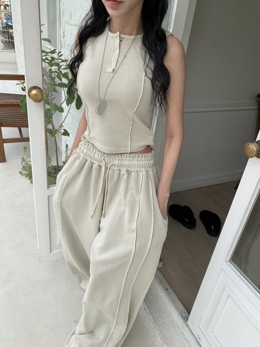 BADCALM韓國東大門直郵女士新款26春夏熱賣時尚休閑吊帶背心BADCALM吊帶/背心