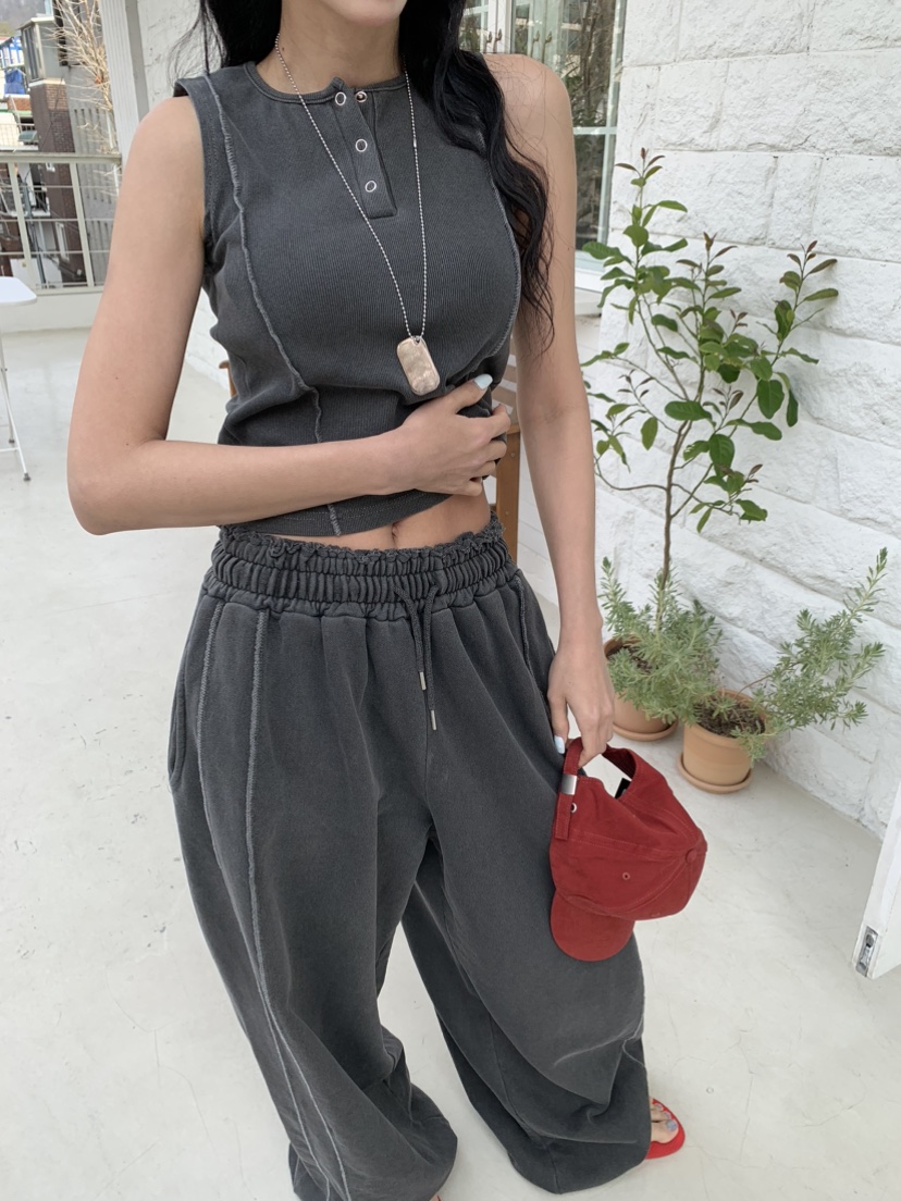 BADCALM韓國東大門直郵女士新款26春夏熱賣時尚休閑吊帶背心BADCALM吊帶/背心