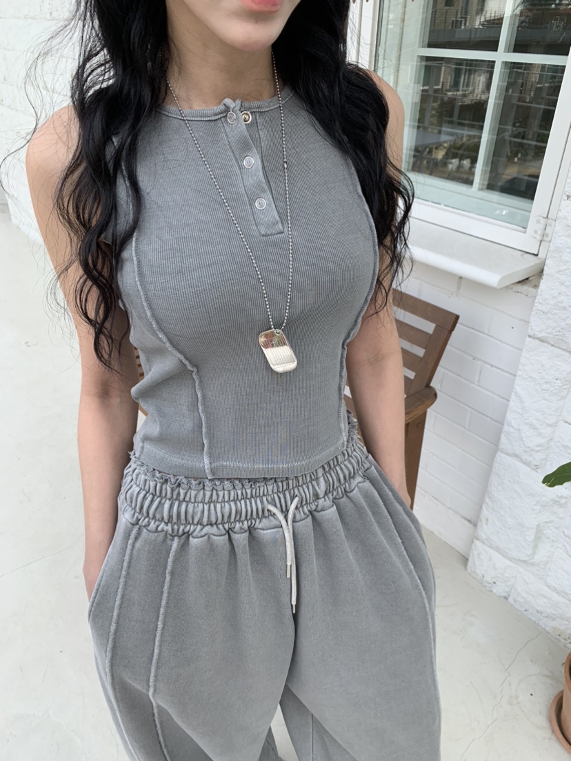 BADCALM韓國東大門直郵女士新款26春夏熱賣時尚休閑吊帶背心BADCALM吊帶/背心