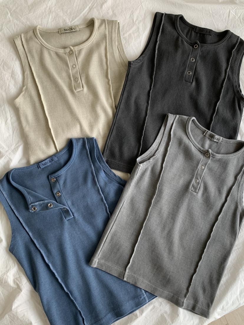 BADCALM韓國東大門直郵女士新款26春夏熱賣時尚休閑吊帶背心BADCALM吊帶/背心