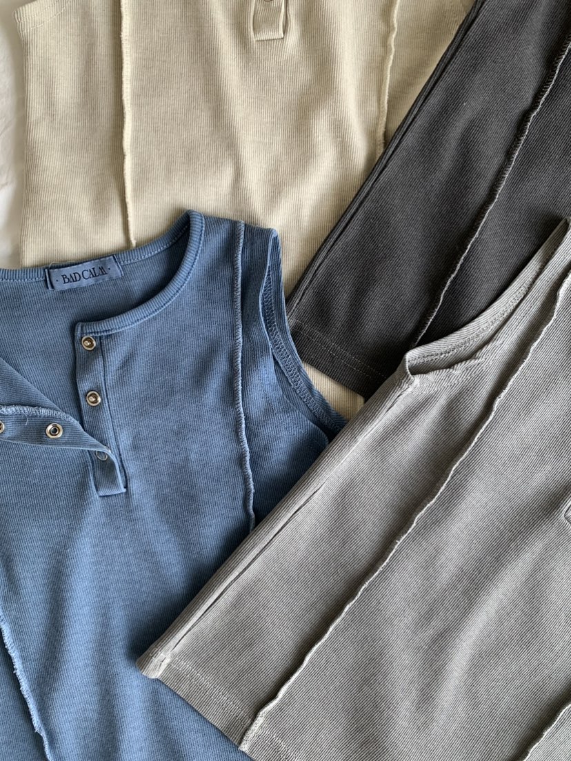 BADCALM韓國東大門直郵女士新款26春夏熱賣時尚休閑吊帶背心BADCALM吊帶/背心