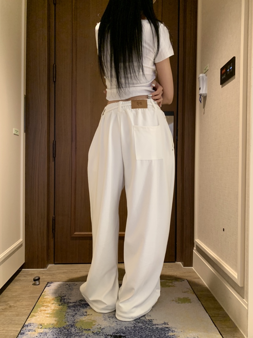 BADCALM韓國東大門代購女士新品推薦職業熱賣26春夏休閑褲BADCALM休閑褲