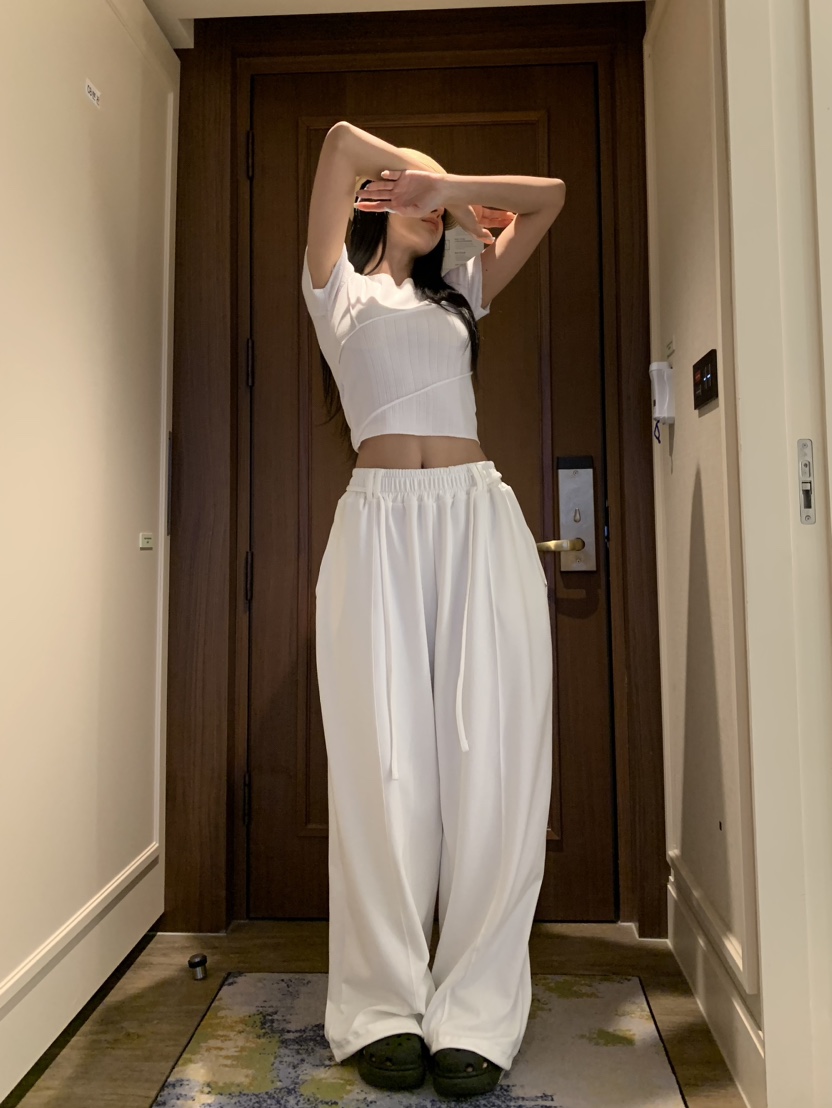 BADCALM韓國東大門代購女士新品推薦職業熱賣26春夏休閑褲BADCALM休閑褲