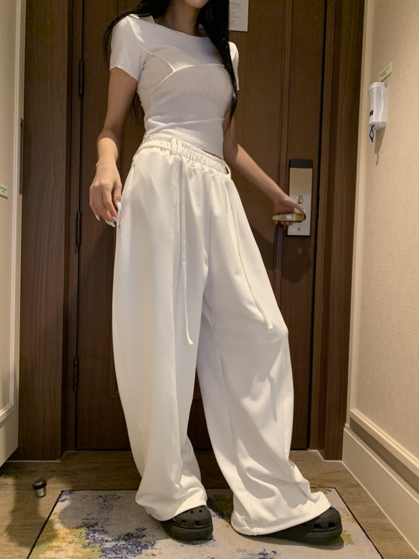 BADCALM韓國東大門代購女士新品推薦職業熱賣26春夏休閑褲BADCALM休閑褲