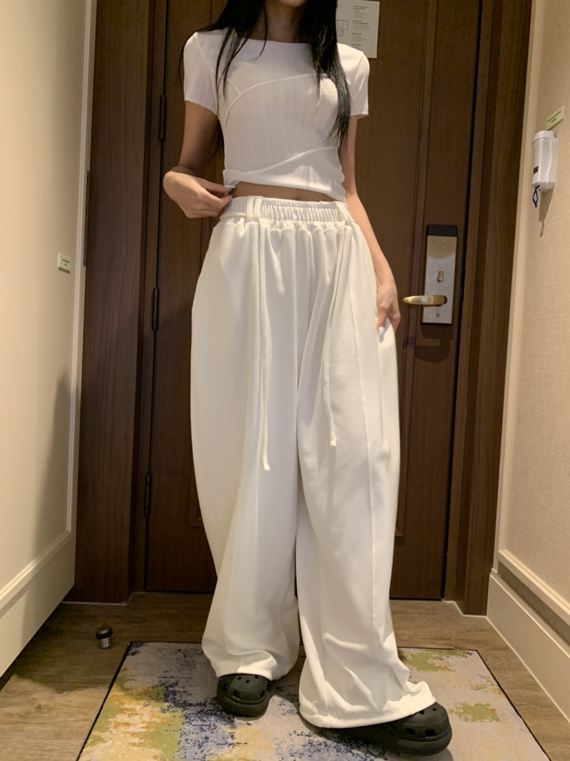 BADCALM韓國東大門代購女士新品推薦職業熱賣26春夏休閑褲BADCALM休閑褲圖色8