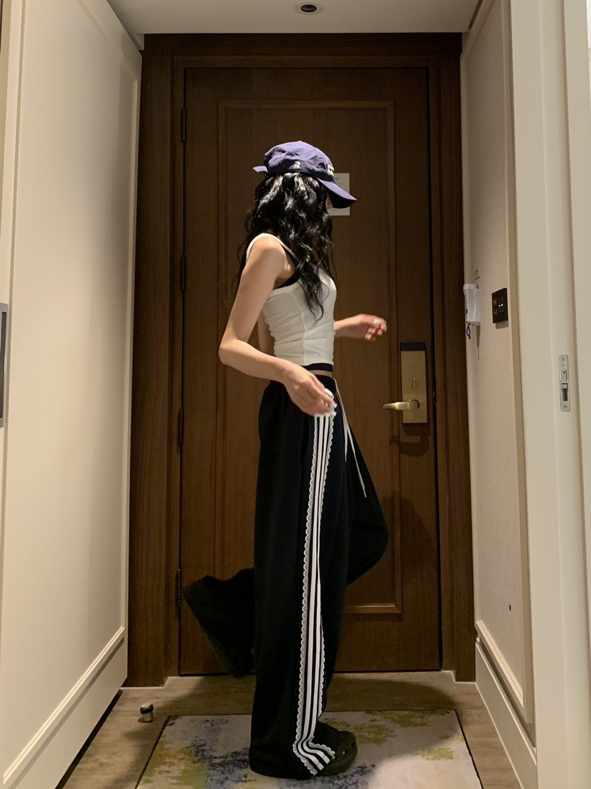 BADCALM韓國東大門代購女裝新款休閑職業時尚26春夏休閑褲BADCALM休閑褲