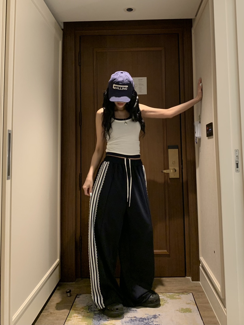 BADCALM韓國東大門代購女裝新款休閑職業時尚26春夏休閑褲BADCALM休閑褲