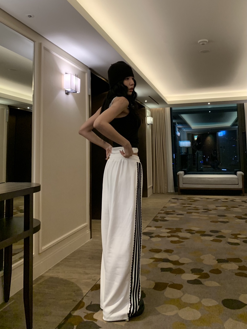 BADCALM韓國東大門代購女裝新款休閑職業時尚26春夏休閑褲BADCALM休閑褲