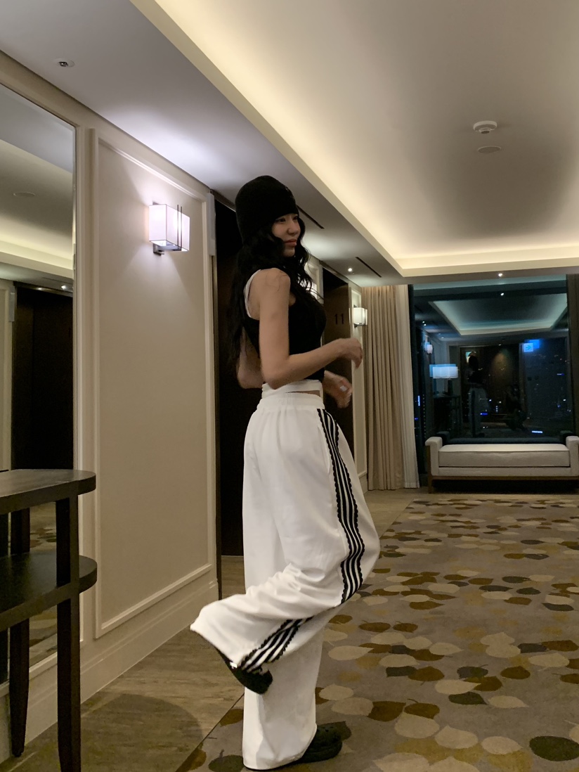 BADCALM韓國東大門代購女裝新款休閑職業時尚26春夏休閑褲BADCALM休閑褲