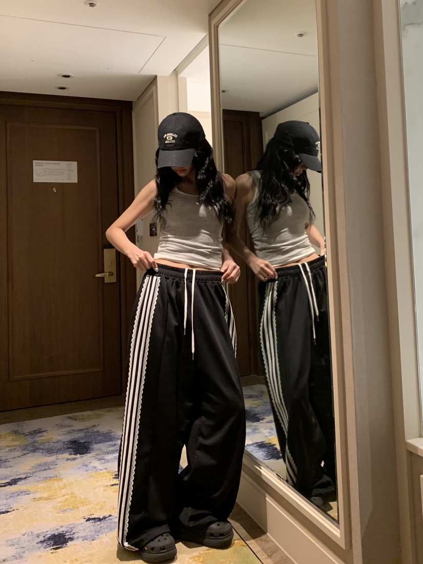 BADCALM韓國東大門代購女裝新款休閑職業時尚26春夏休閑褲BADCALM休閑褲