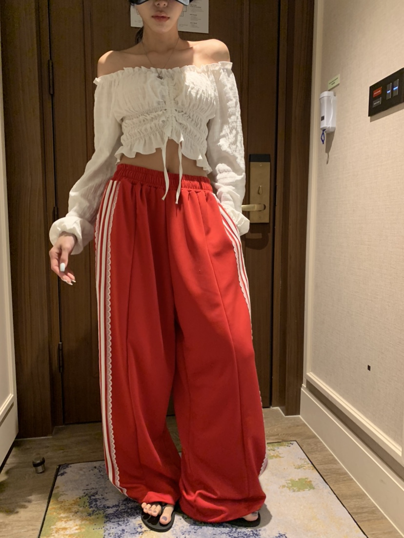 BADCALM韓國東大門代購女裝新款休閑職業時尚26春夏休閑褲BADCALM休閑褲