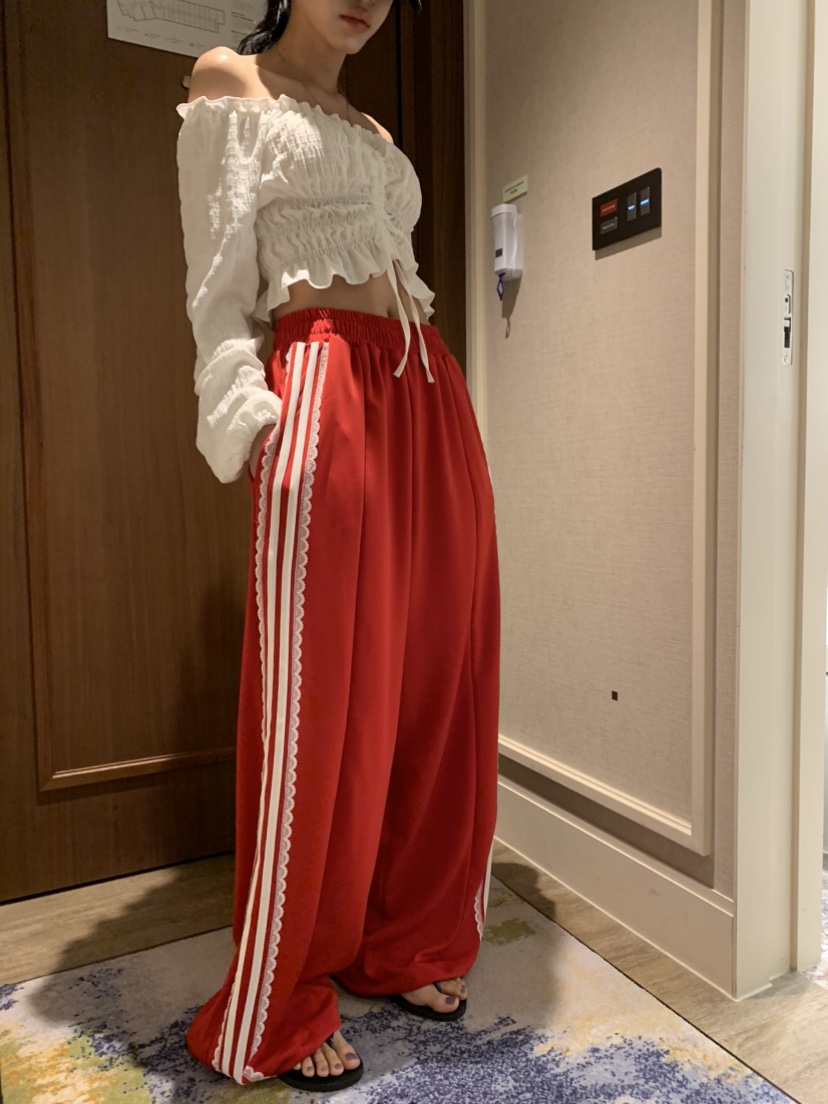 BADCALM韓國東大門代購女裝新款休閑職業時尚26春夏休閑褲BADCALM休閑褲圖色4