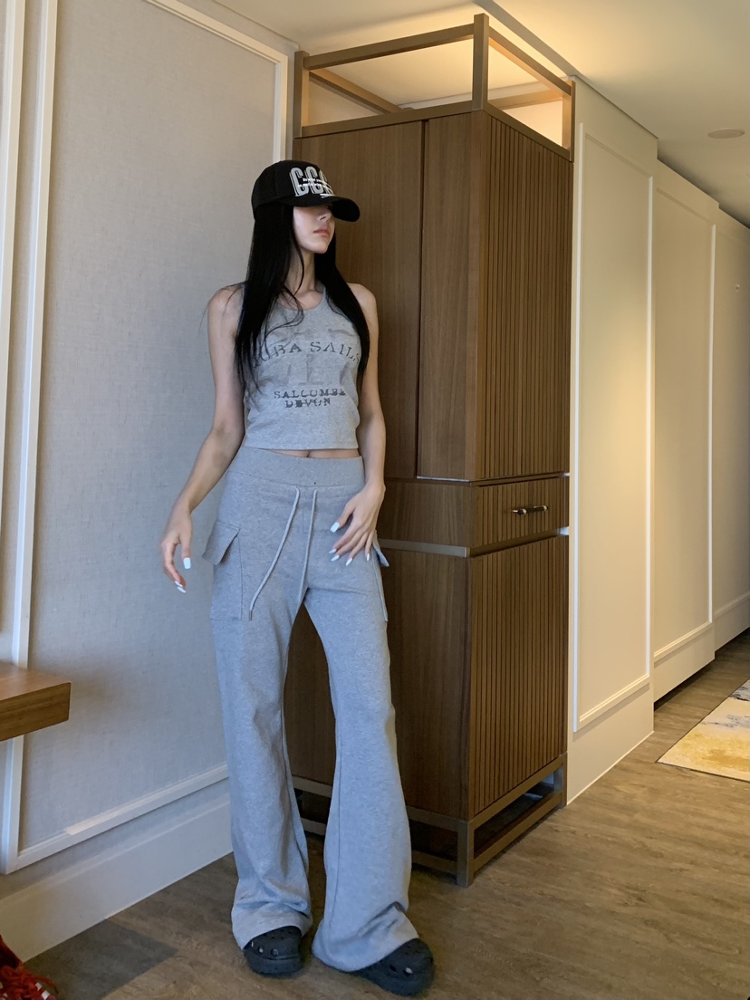 BADCALM韓國直郵女裝新品26春夏熱賣人氣職業推薦時尚休閑褲BADCALM休閑褲