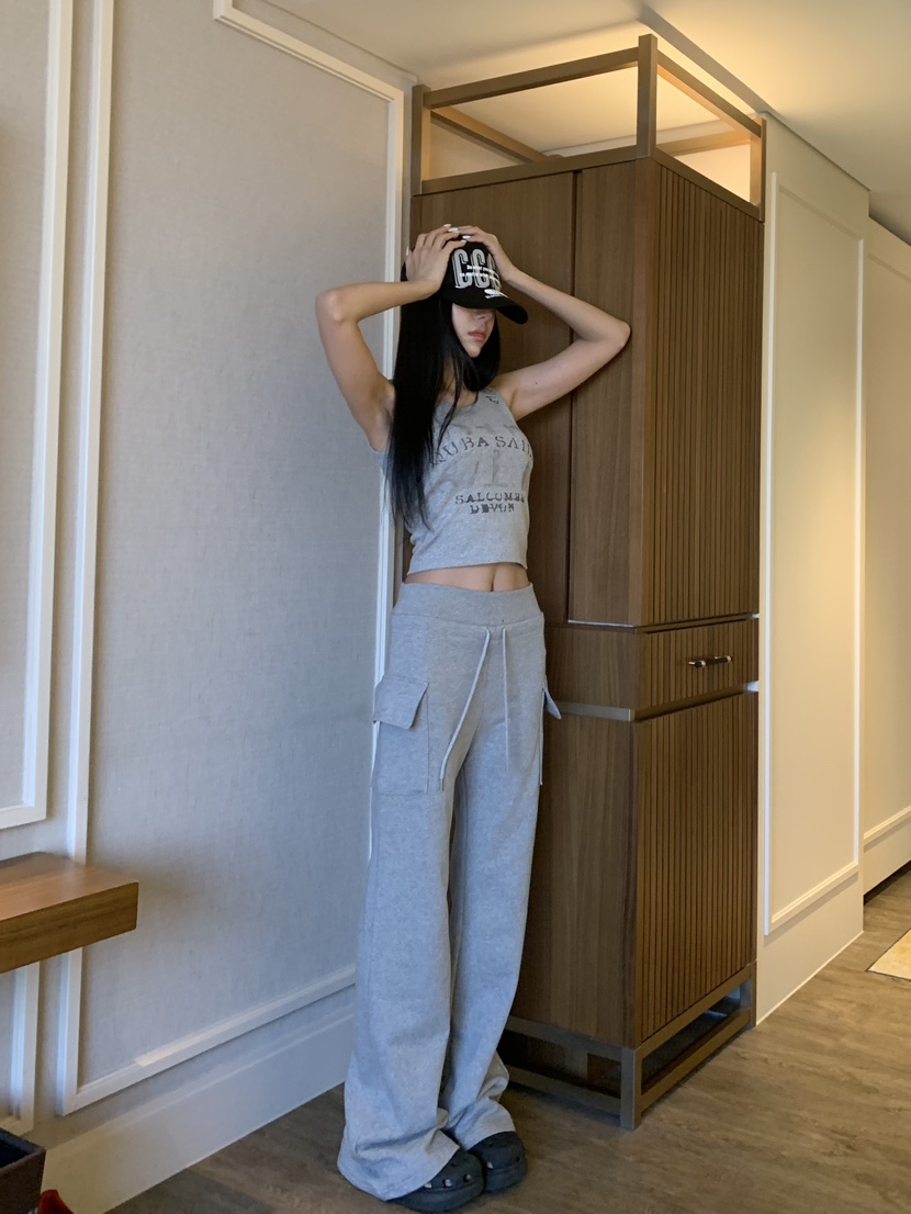 BADCALM韓國直郵女裝新品26春夏熱賣人氣職業推薦時尚休閑褲BADCALM休閑褲