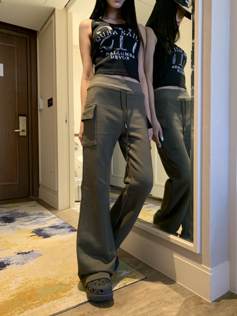 BADCALM韓國直郵女裝新品26春夏熱賣人氣職業推薦時尚休閑褲BADCALM休閑褲