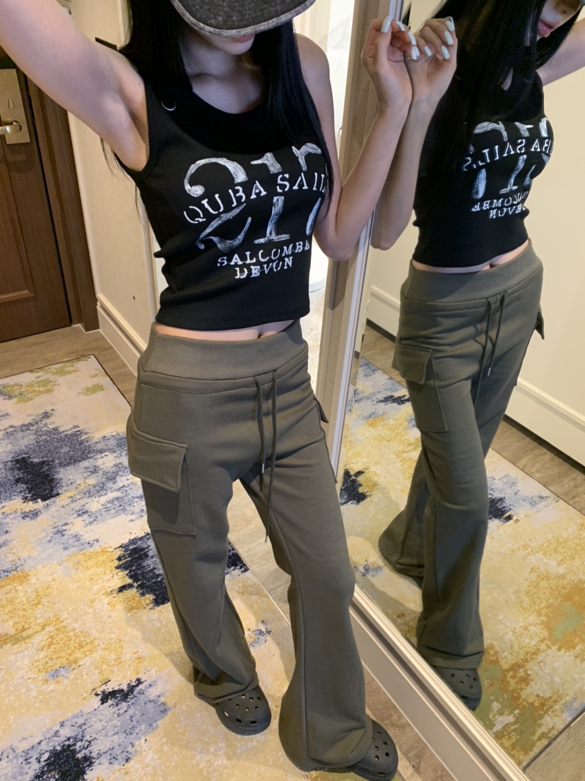 BADCALM韓國直郵女裝新品26春夏熱賣人氣職業推薦時尚休閑褲BADCALM休閑褲