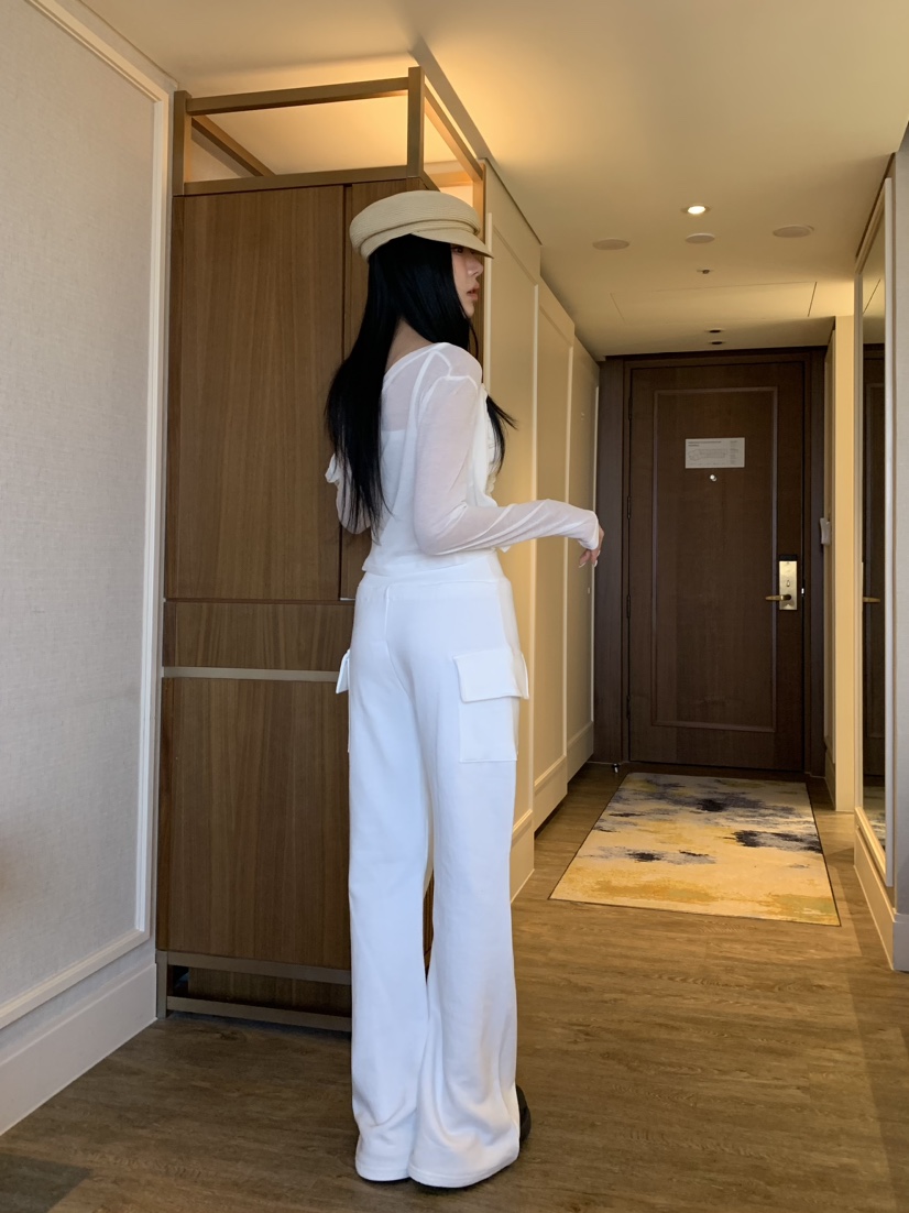 BADCALM韓國直郵女裝新品26春夏熱賣人氣職業推薦時尚休閑褲BADCALM休閑褲